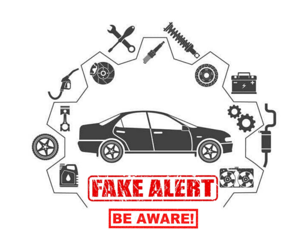 Solutions to eliminate fake auto parts